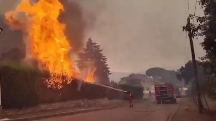 Los incendios de Madrid se convierten en un único frente mientras crece la preocupación por el avance desde Ávila Los incendios de Madrid se convierten en un único frente mientras crece la preocupación por el avance desde Ávila