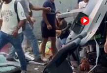 Más de 45 heridos tras el impacto de un autocar contra la Diputación de Lleida Más de 45 heridos tras el impacto de un autocar contra la Diputación de Lleida