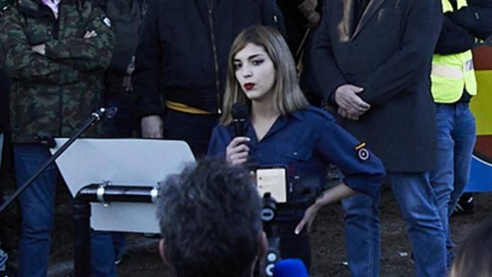 El TSJM confirma un año de cárcel para la líder de Bastión Frontal