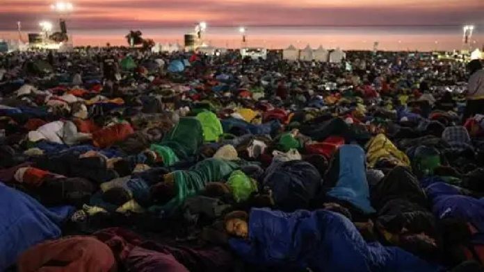 Acampada en Lisboa contra la crisis de la vivienda Acampada en Lisboa contra la crisis de la vivienda