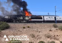 Un incendio en un AVE en Zaragoza corta la conexión Madrid-Barcelona